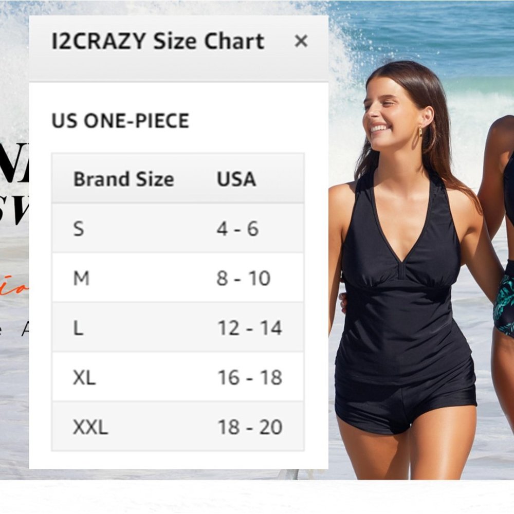 I2CRAZY Bandeau Two Piece Swimsuits with High Cut Bottom NEW WITH TAGS! - Picture 11 of 13